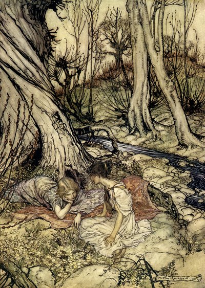 Een Midzomernachtsdroom door Arthur Rackham